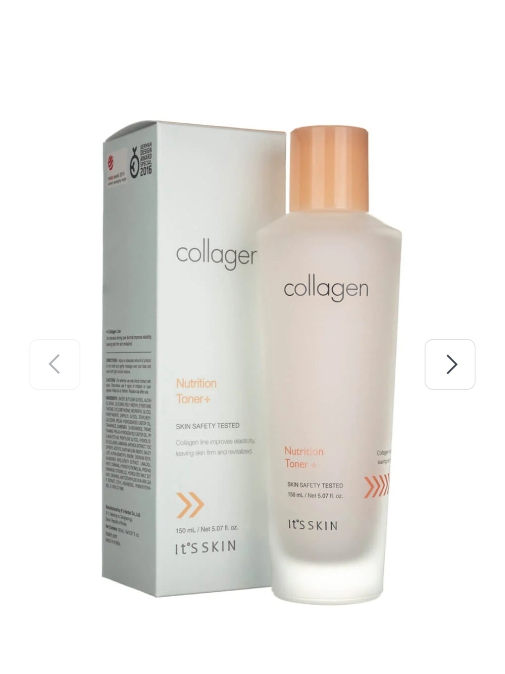 It's Skin Collagen Nutrition Toner+ 150ml NEW